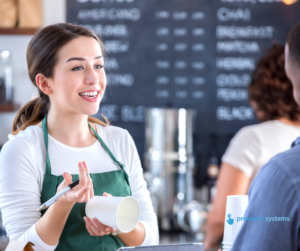 barista recommending a drink